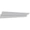 Ekena Millwork 5"H x 5"P x 7"F x 94 1/2"L Felix Traditional Smooth Crown Moulding MLD05X05X07FE - alternate 4